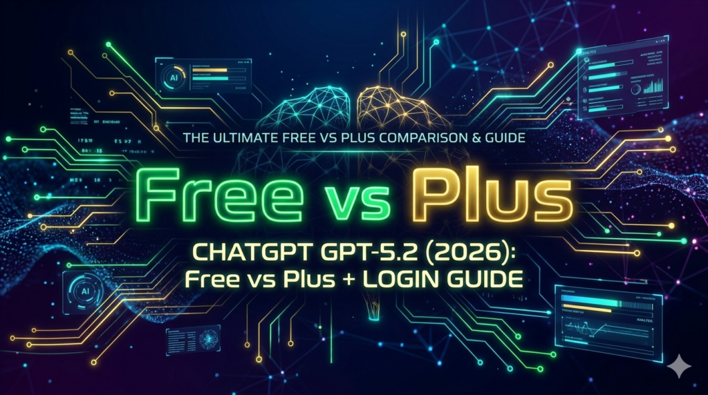 ChatGPT GPT-5.2 Features 2026: Free vs Plus Comparison + Login Guide 1000011203 1024x572